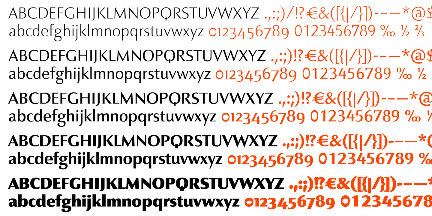 Charpentier Sans Pro Gros Italique Font preview
